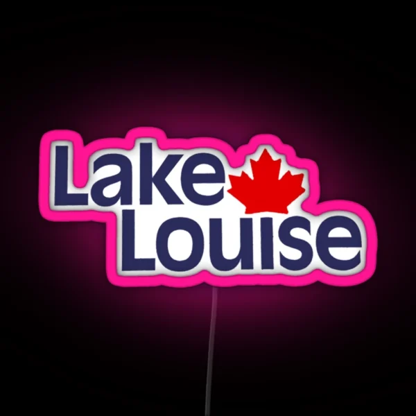 Lake Louise RGB Neon Sign