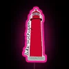 RGB LED Canvas Sign with Customizable Lake Michigan Grand Haven Design