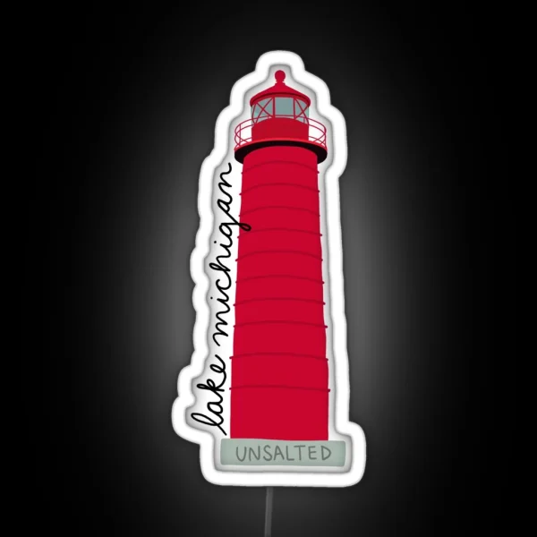 Lake Michigan Grand Haven RGB Neon Sign