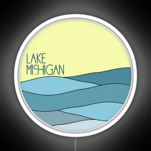 Lake Michigan RGB Neon Sign