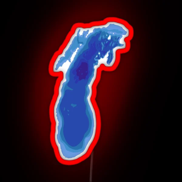 Lake Michigan RGB Neon Sign