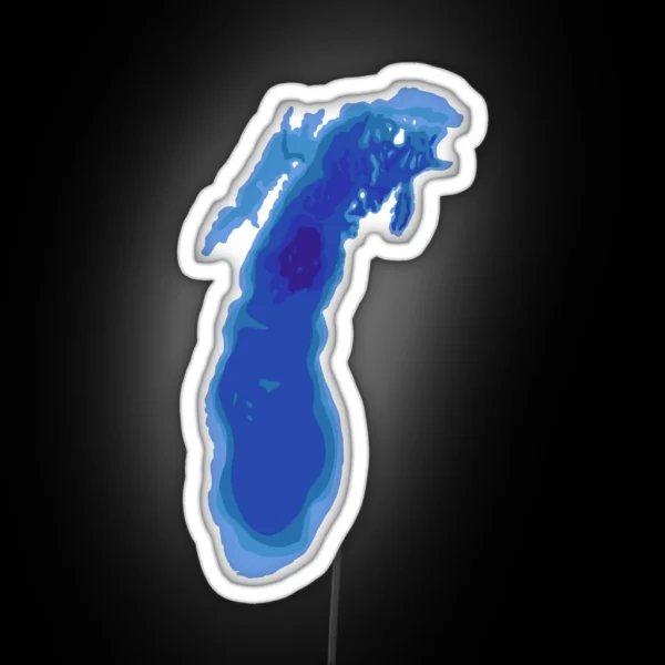 Lake Michigan RGB Neon Sign