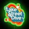 Vibrant Lake Street Dive inspired retro style neon art decor