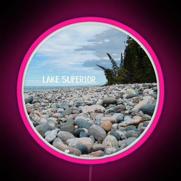 Lake Superior RGB Neon Sign