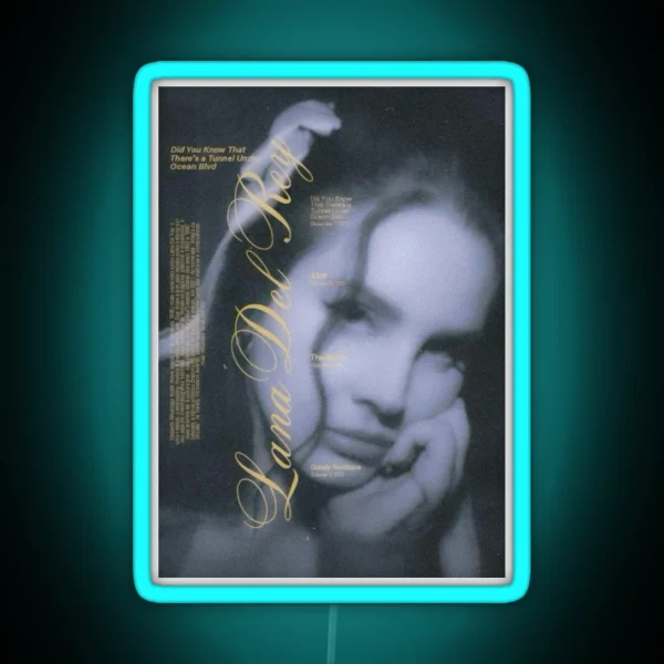 Lana Del Rey Design RGB Neon Sign