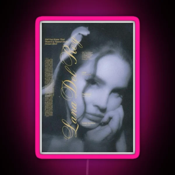 Lana Del Rey Design RGB Neon Sign