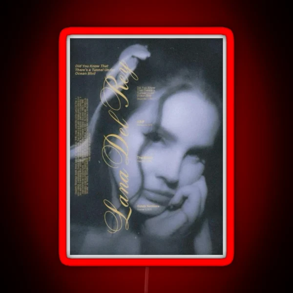 Lana Del Rey Design RGB Neon Sign