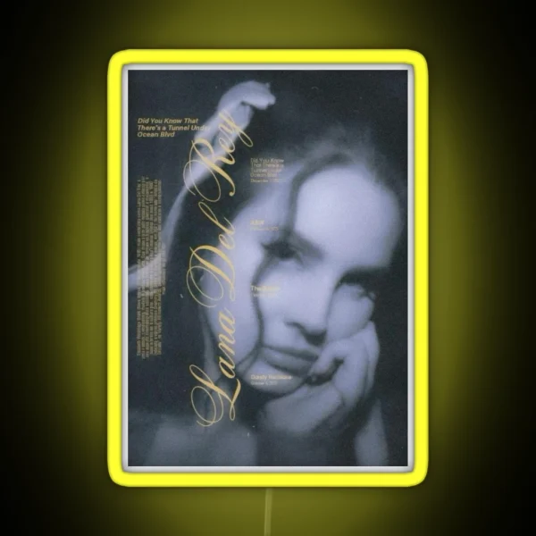 Lana Del Rey Design RGB Neon Sign