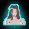 Whimsical Lana Del Rey inspired Ocean Boulevard RGB Neon Wall Sign