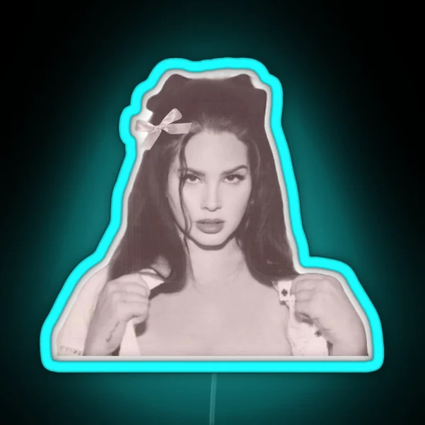 Lana Del Rey Ocean Boulevard RGB Neon Sign
