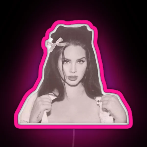 Lana Del Rey Ocean Boulevard RGB Neon Sign