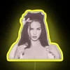 Vintage inspired LED neon sign featuring Lana Del Rey's Ocean Boulevard artwork