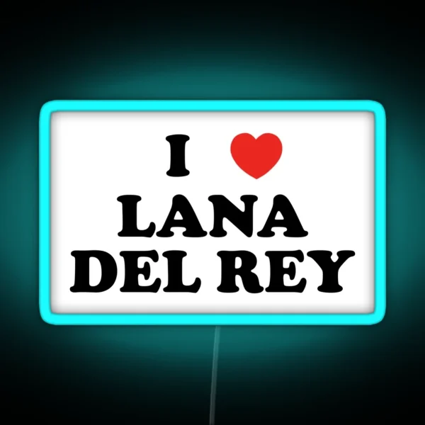 Lana Del Rey RGB Neon Sign