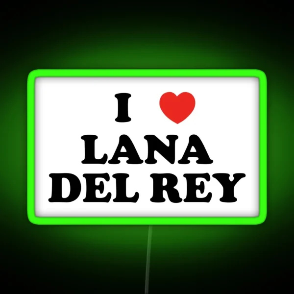 Lana Del Rey RGB Neon Sign