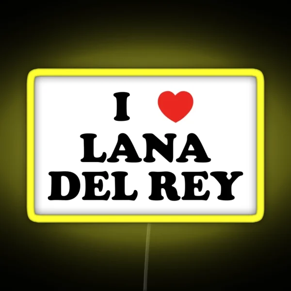 Lana Del Rey RGB Neon Sign