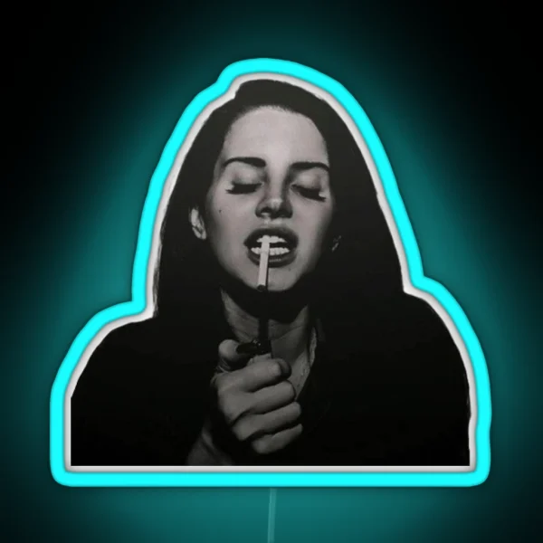 Lana Del Rey Smoke RGB Neon Sign
