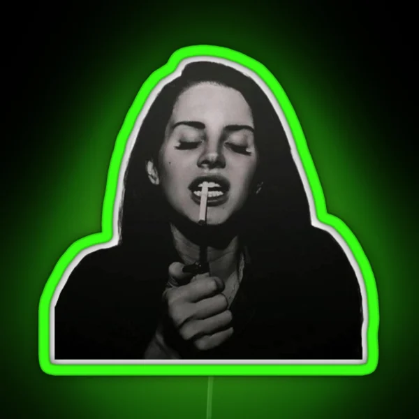 Lana Del Rey Smoke RGB Neon Sign