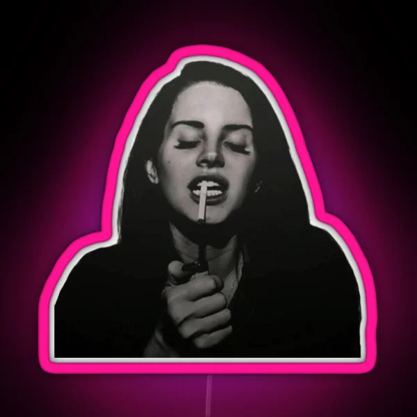 Lana Del Rey Smoke RGB Neon Sign