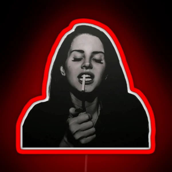 Lana Del Rey Smoke RGB Neon Sign