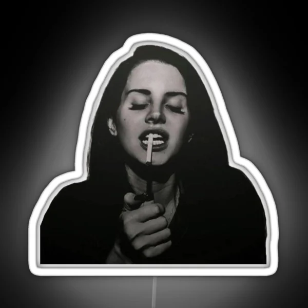 Lana Del Rey Smoke RGB Neon Sign