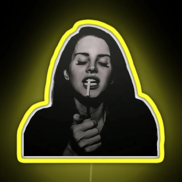 Lana Del Rey Smoke RGB Neon Sign