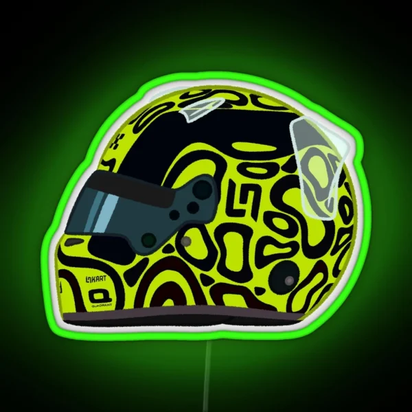 Lando Norris 2024 Helmet RGB Neon Sign
