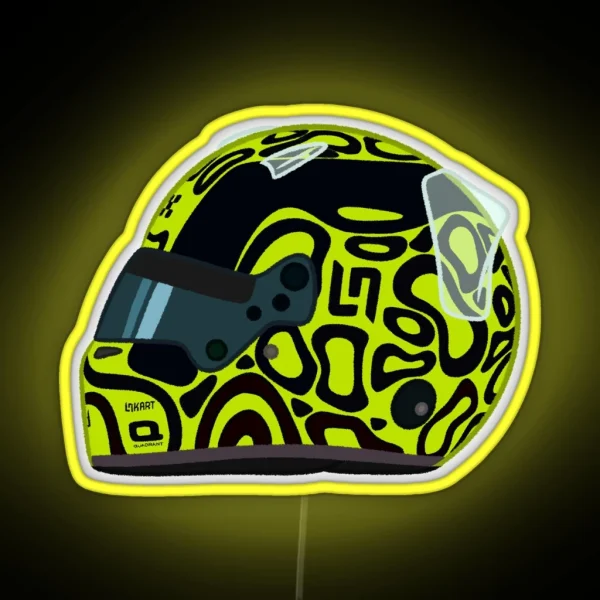 Lando Norris 2024 Helmet RGB Neon Sign