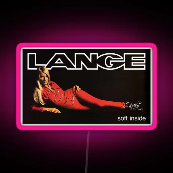 Lange Ski Girl Soft Inside Poster RGB Neon Sign