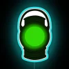 Eye-catching neon decor featuring customizable RGB lighting colors available online