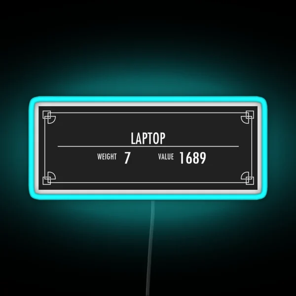 Laptop Of Ysgramor RGB Neon Sign