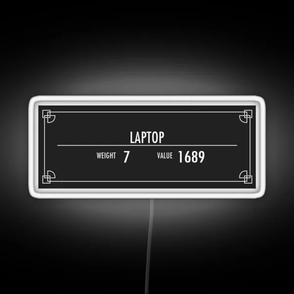 Laptop Of Ysgramor RGB Neon Sign