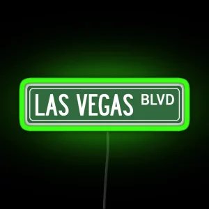 LAS VEGAS BLVD RGB Neon Sign