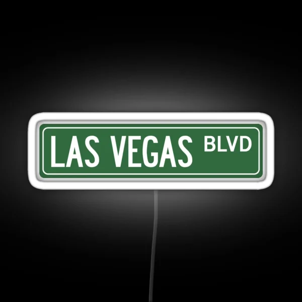 LAS VEGAS BLVD RGB Neon Sign
