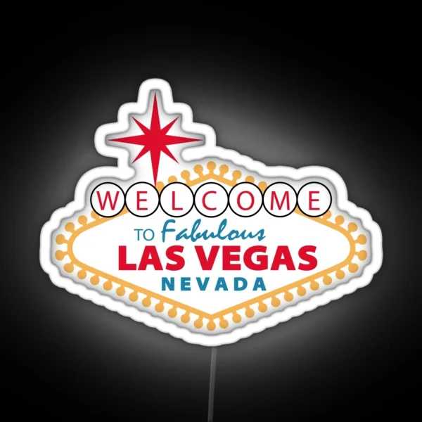 Las Vegas Design Welcome To Fabulous Las RGB Neon Sign