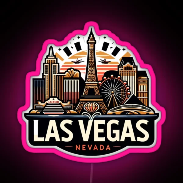 Las Vegas Nevada RGB Neon Sign