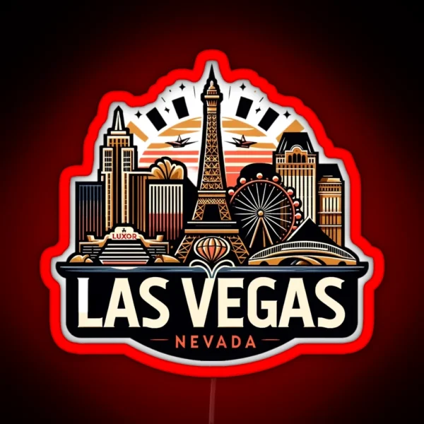 Las Vegas Nevada RGB Neon Sign