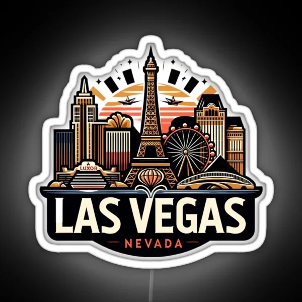 Las Vegas Nevada RGB Neon Sign