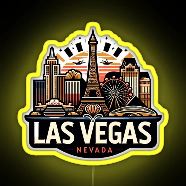 Las Vegas Nevada RGB Neon Sign