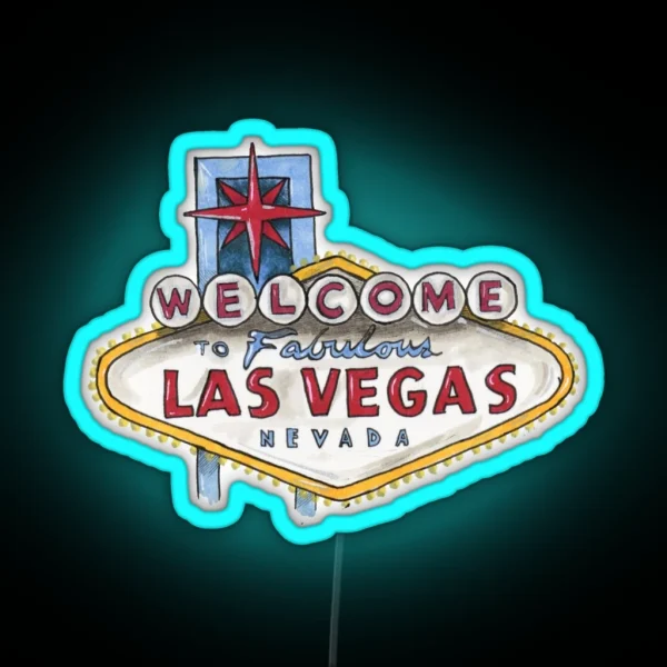 Las Vegas RGB Neon Sign