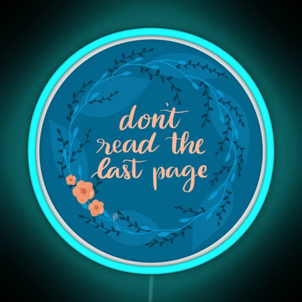 Last Page RGB Neon Sign
