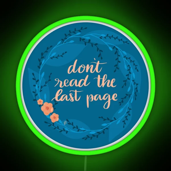 Last Page RGB Neon Sign