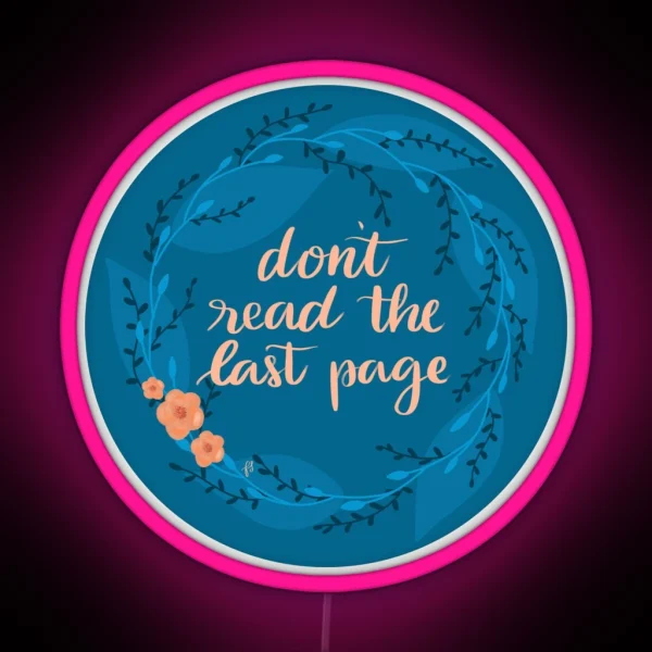 Last Page RGB Neon Sign