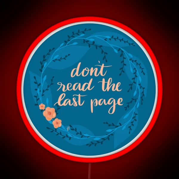 Last Page RGB Neon Sign