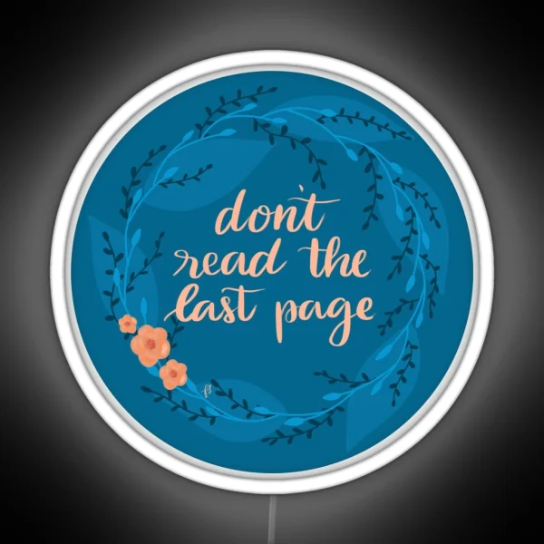 Last Page RGB Neon Sign