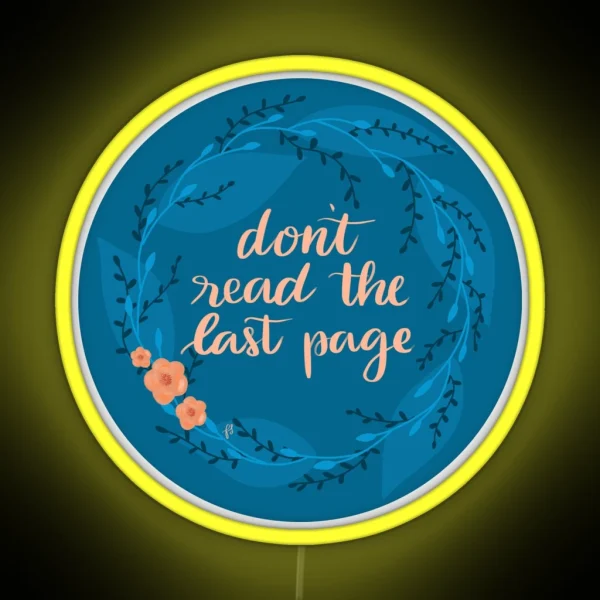 Last Page RGB Neon Sign