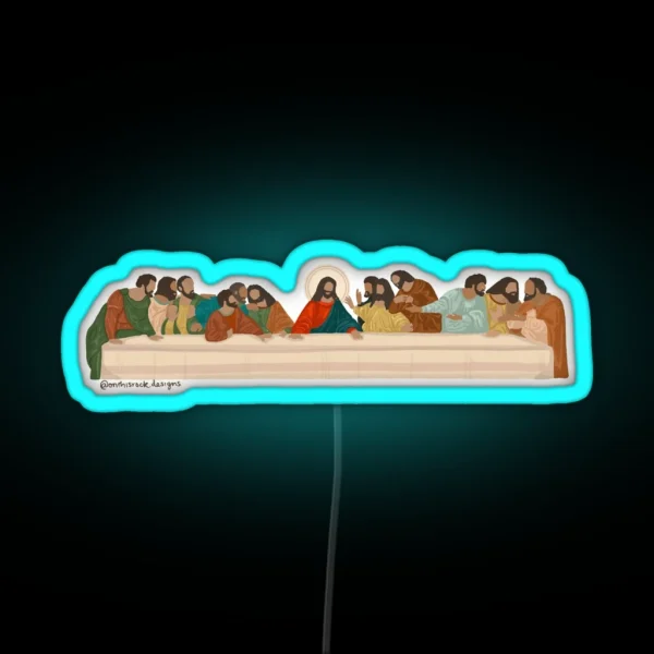 Last Supper RGB Neon Sign