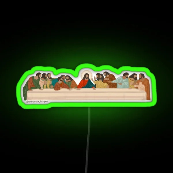 Last Supper RGB Neon Sign
