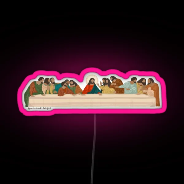 Last Supper RGB Neon Sign