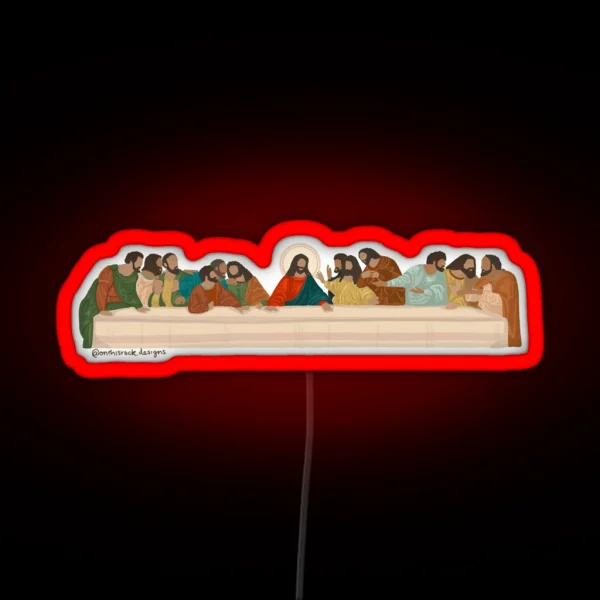 Last Supper RGB Neon Sign