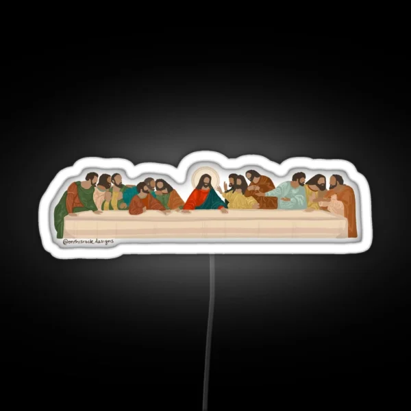 Last Supper RGB Neon Sign